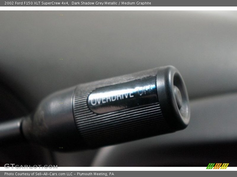 Dark Shadow Grey Metallic / Medium Graphite 2002 Ford F150 XLT SuperCrew 4x4