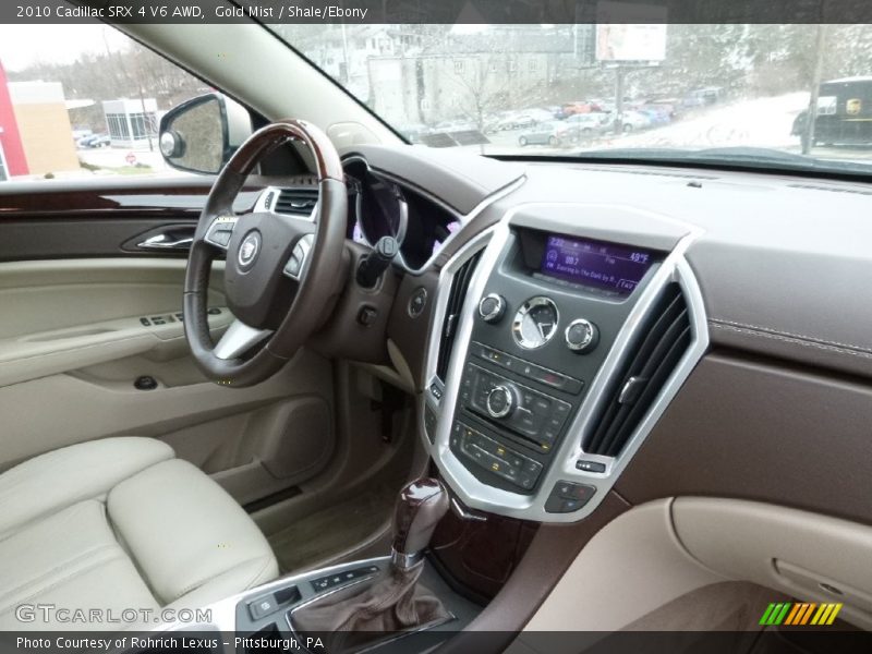 Gold Mist / Shale/Ebony 2010 Cadillac SRX 4 V6 AWD