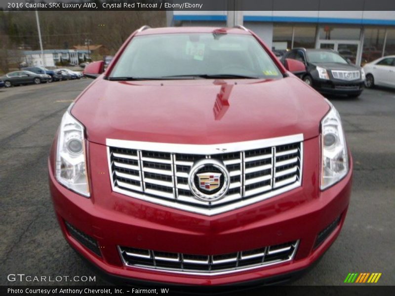 Crystal Red Tincoat / Ebony/Ebony 2016 Cadillac SRX Luxury AWD