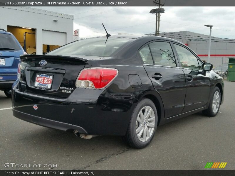 Crystal Black Silica / Black 2016 Subaru Impreza 2.0i Premium 4-door