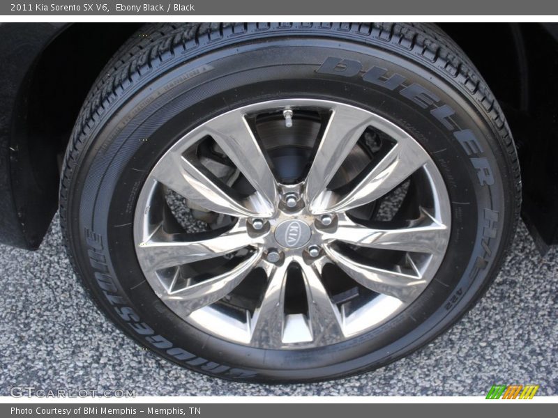 Ebony Black / Black 2011 Kia Sorento SX V6