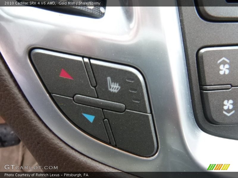 Gold Mist / Shale/Ebony 2010 Cadillac SRX 4 V6 AWD