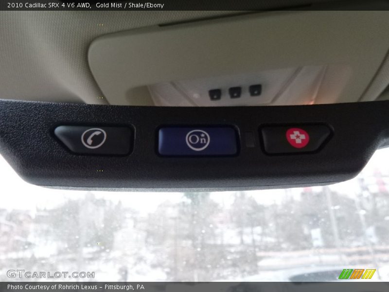 Gold Mist / Shale/Ebony 2010 Cadillac SRX 4 V6 AWD