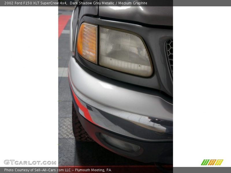 Dark Shadow Grey Metallic / Medium Graphite 2002 Ford F150 XLT SuperCrew 4x4