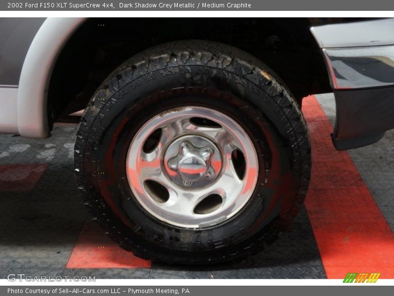 Dark Shadow Grey Metallic / Medium Graphite 2002 Ford F150 XLT SuperCrew 4x4