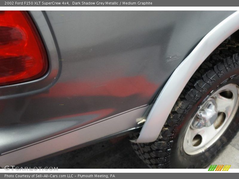 Dark Shadow Grey Metallic / Medium Graphite 2002 Ford F150 XLT SuperCrew 4x4