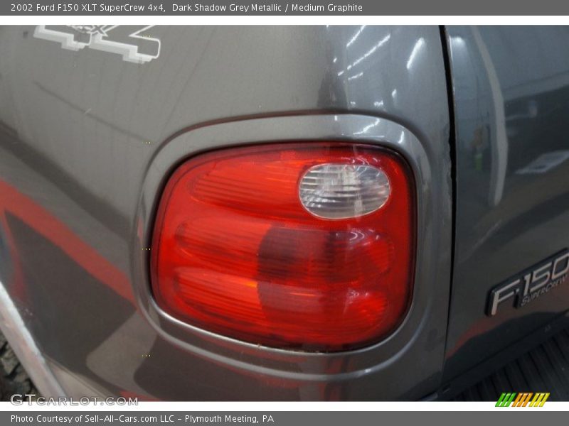 Dark Shadow Grey Metallic / Medium Graphite 2002 Ford F150 XLT SuperCrew 4x4
