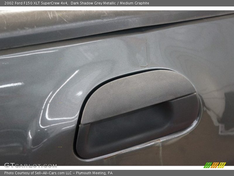 Dark Shadow Grey Metallic / Medium Graphite 2002 Ford F150 XLT SuperCrew 4x4