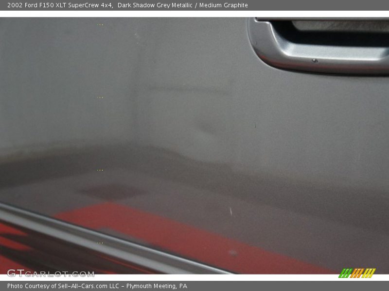 Dark Shadow Grey Metallic / Medium Graphite 2002 Ford F150 XLT SuperCrew 4x4