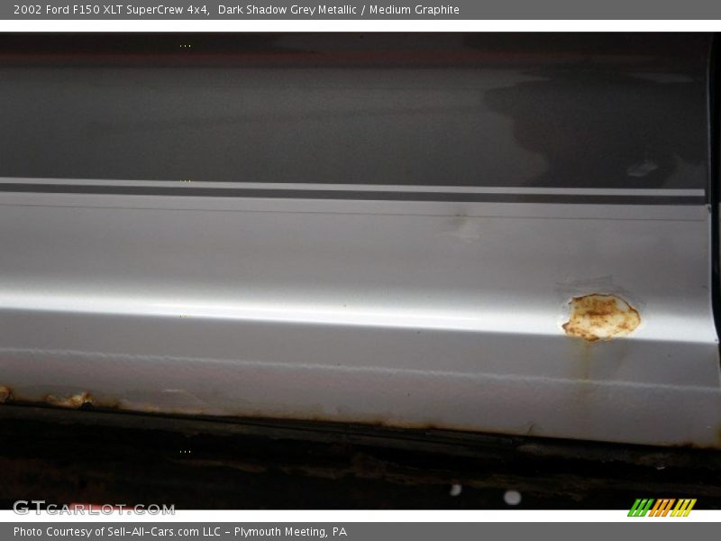 Dark Shadow Grey Metallic / Medium Graphite 2002 Ford F150 XLT SuperCrew 4x4