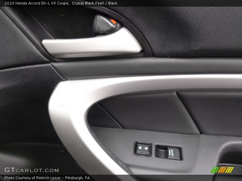 Crystal Black Pearl / Black 2010 Honda Accord EX-L V6 Coupe