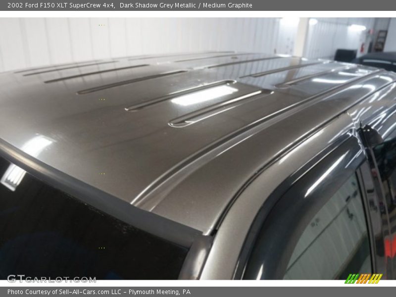 Dark Shadow Grey Metallic / Medium Graphite 2002 Ford F150 XLT SuperCrew 4x4