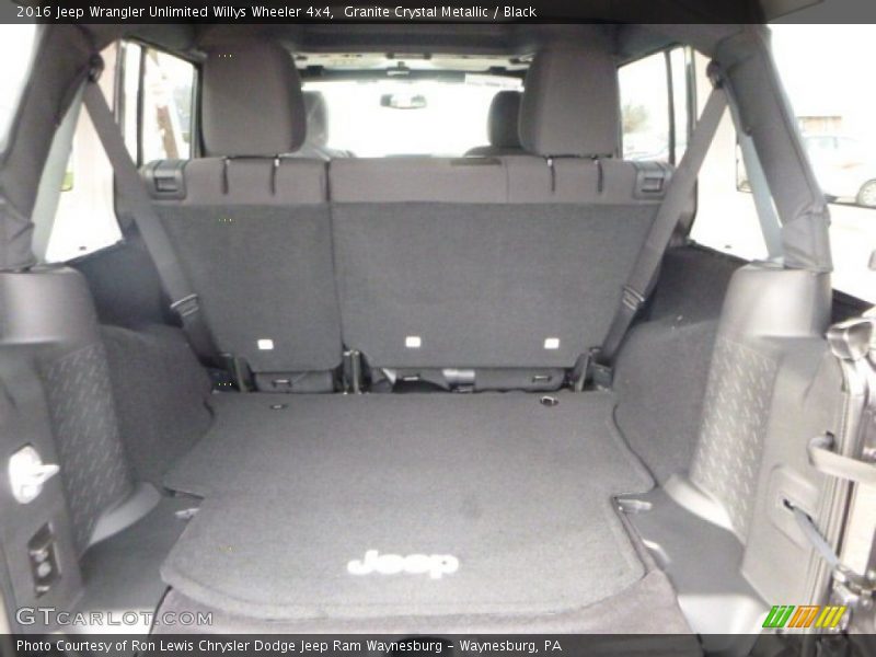 Granite Crystal Metallic / Black 2016 Jeep Wrangler Unlimited Willys Wheeler 4x4