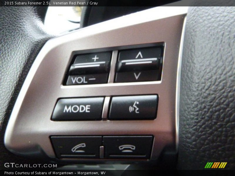 Venetian Red Pearl / Gray 2015 Subaru Forester 2.5i