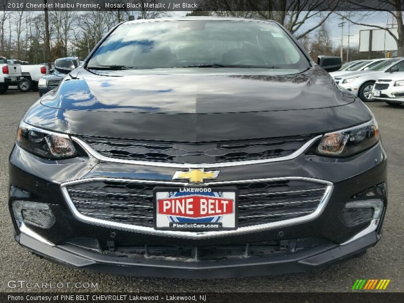 Mosaic Black Metallic / Jet Black 2016 Chevrolet Malibu Premier