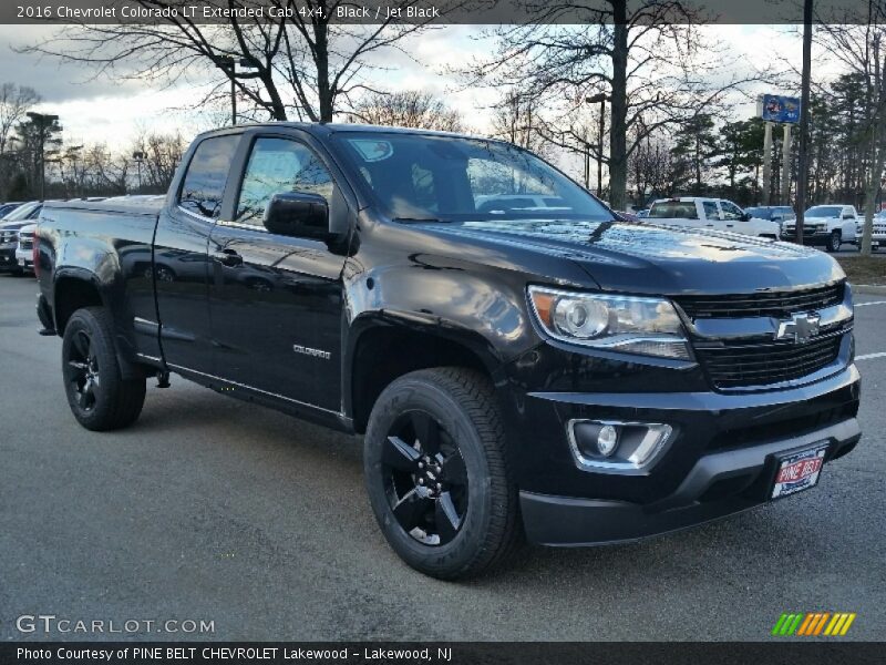 Black / Jet Black 2016 Chevrolet Colorado LT Extended Cab 4x4