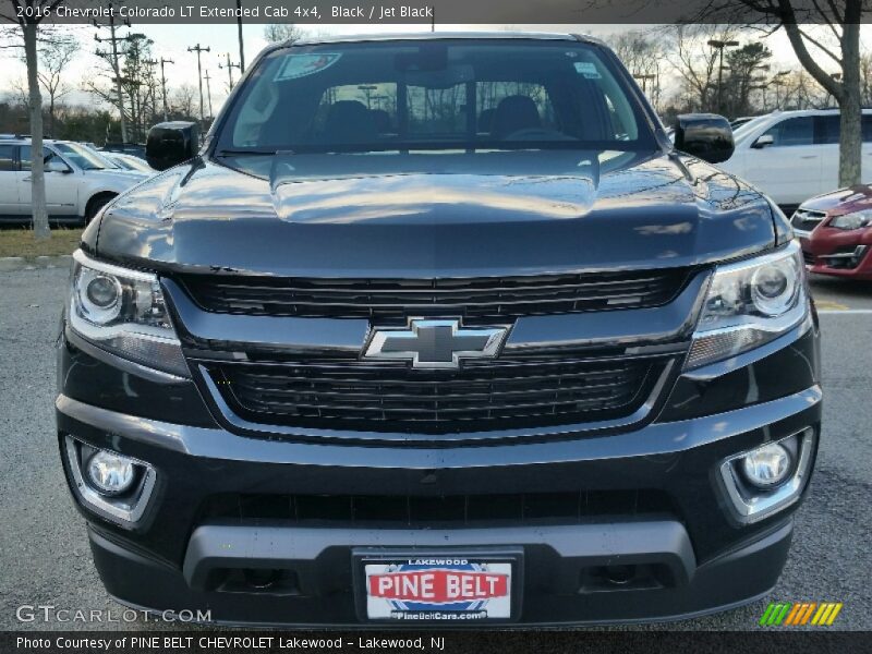 Black / Jet Black 2016 Chevrolet Colorado LT Extended Cab 4x4