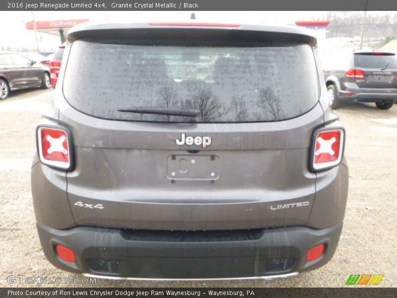 Granite Crystal Metallic / Black 2016 Jeep Renegade Limited 4x4
