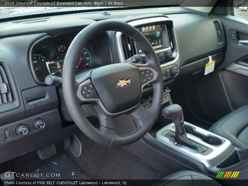 Jet Black Interior - 2016 Colorado LT Extended Cab 4x4 