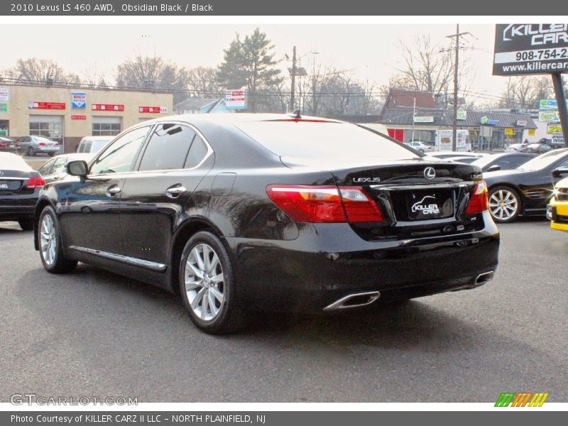Obsidian Black / Black 2010 Lexus LS 460 AWD