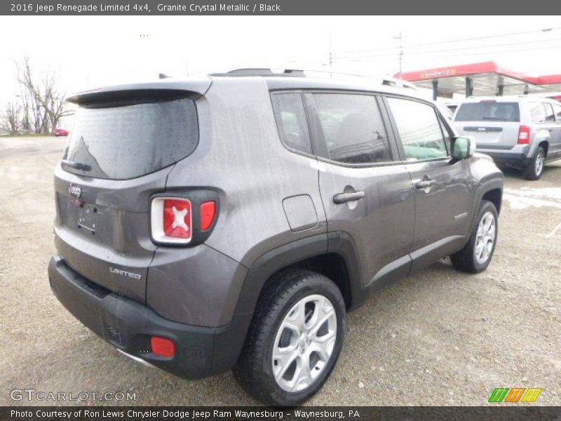 Granite Crystal Metallic / Black 2016 Jeep Renegade Limited 4x4