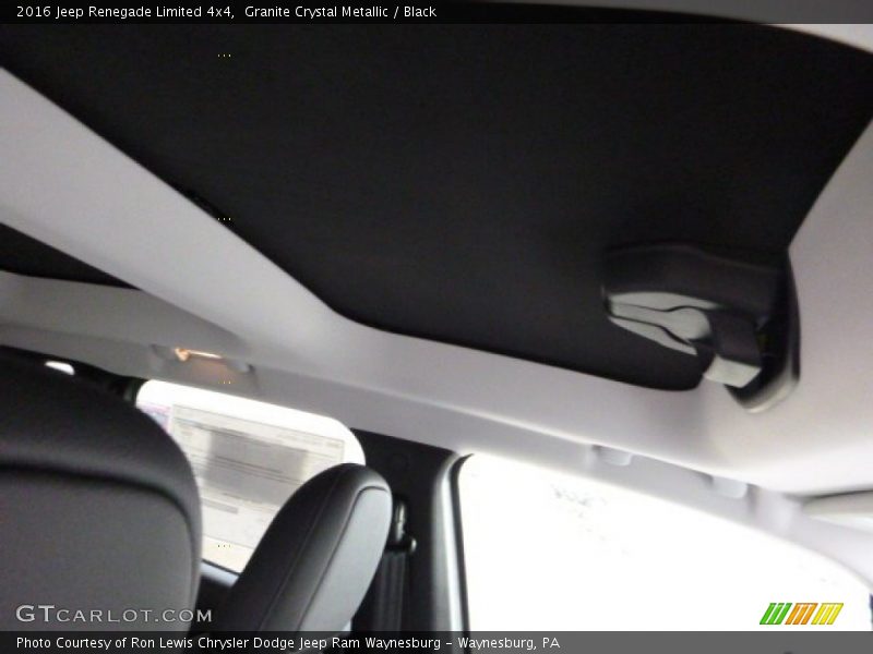 Granite Crystal Metallic / Black 2016 Jeep Renegade Limited 4x4