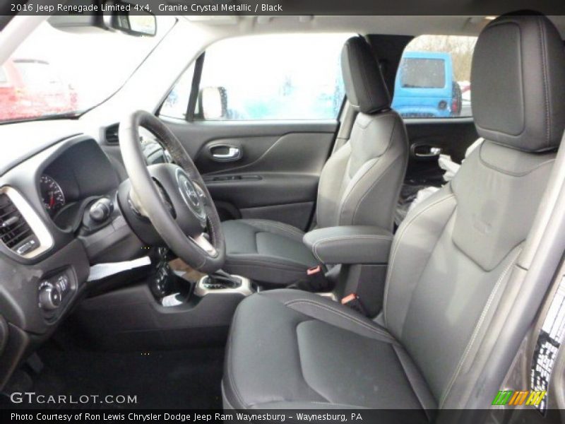 Granite Crystal Metallic / Black 2016 Jeep Renegade Limited 4x4