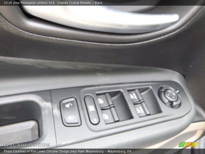 Granite Crystal Metallic / Black 2016 Jeep Renegade Limited 4x4