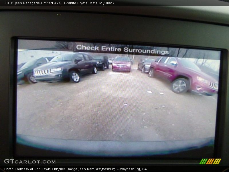 Granite Crystal Metallic / Black 2016 Jeep Renegade Limited 4x4