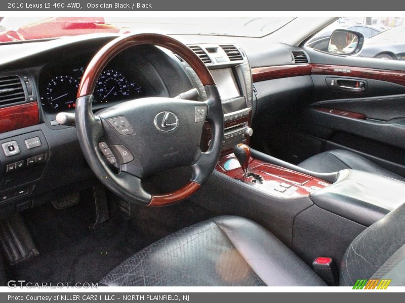 Obsidian Black / Black 2010 Lexus LS 460 AWD
