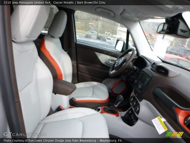 Front Seat of 2016 Renegade Limited 4x4