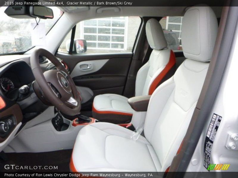 Front Seat of 2016 Renegade Limited 4x4