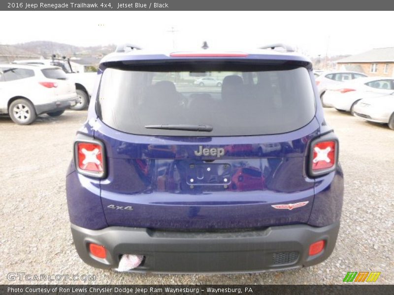 Jetset Blue / Black 2016 Jeep Renegade Trailhawk 4x4