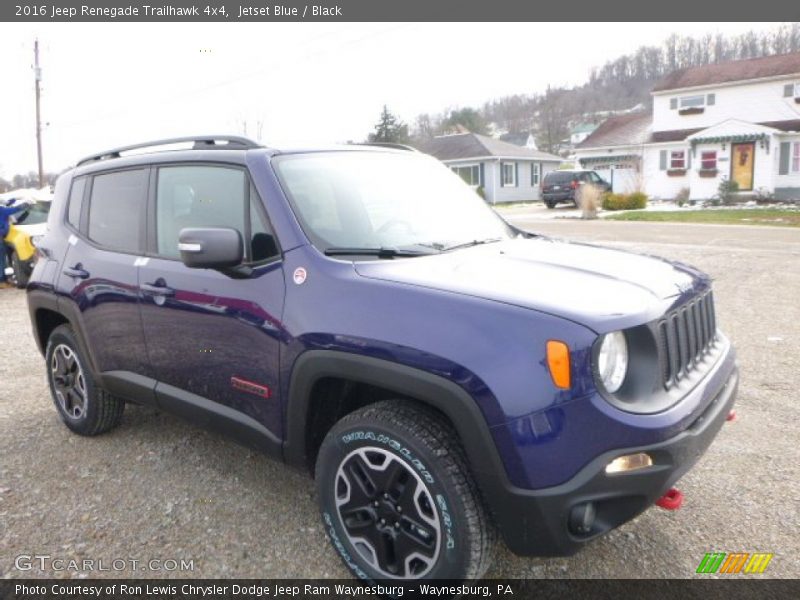 Jetset Blue / Black 2016 Jeep Renegade Trailhawk 4x4