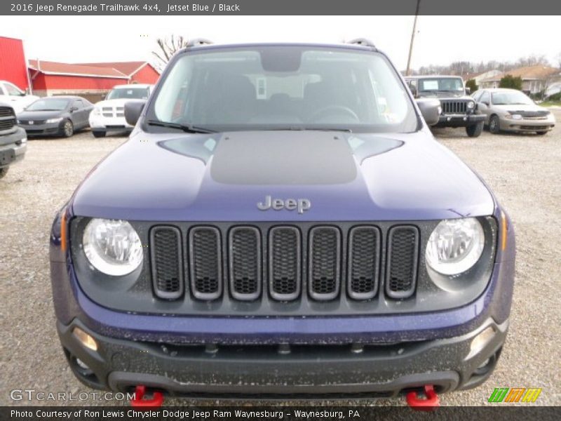 Jetset Blue / Black 2016 Jeep Renegade Trailhawk 4x4