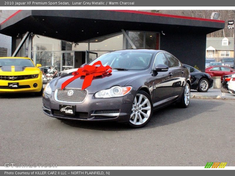 Lunar Grey Metallic / Warm Charcoal 2010 Jaguar XF Premium Sport Sedan