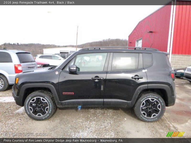 Black / Black 2016 Jeep Renegade Trailhawk 4x4