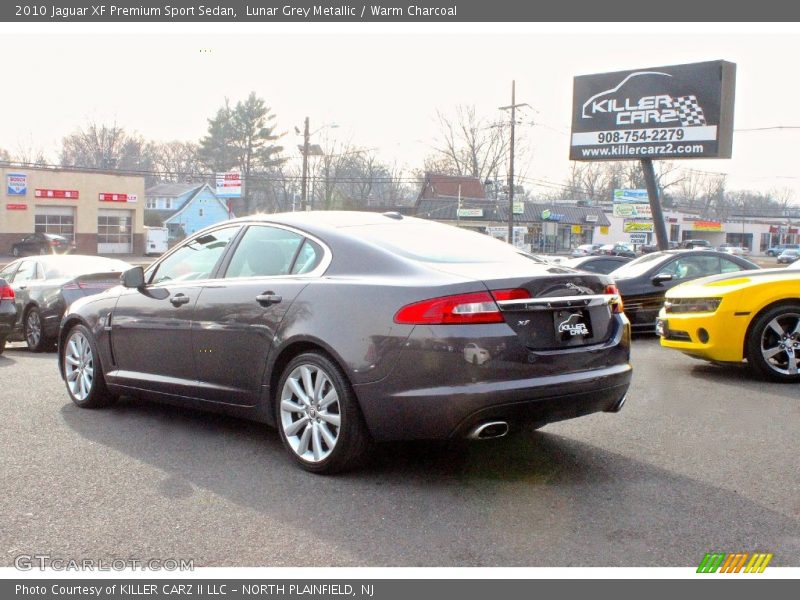 Lunar Grey Metallic / Warm Charcoal 2010 Jaguar XF Premium Sport Sedan