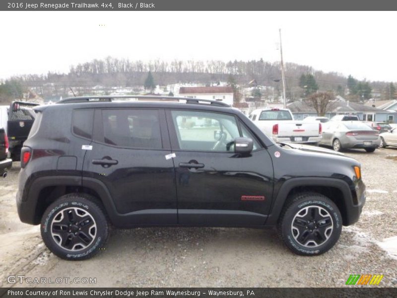 Black / Black 2016 Jeep Renegade Trailhawk 4x4