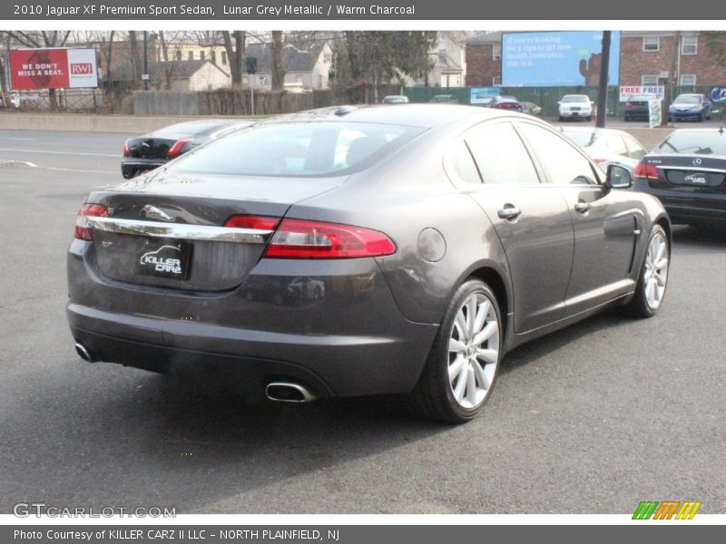 Lunar Grey Metallic / Warm Charcoal 2010 Jaguar XF Premium Sport Sedan