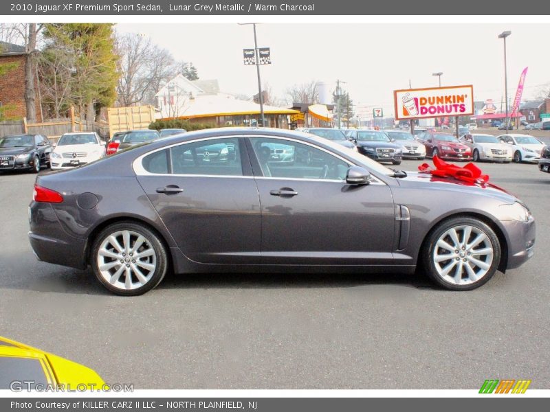 Lunar Grey Metallic / Warm Charcoal 2010 Jaguar XF Premium Sport Sedan