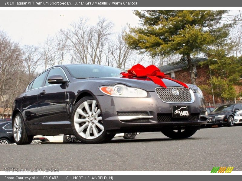 Lunar Grey Metallic / Warm Charcoal 2010 Jaguar XF Premium Sport Sedan