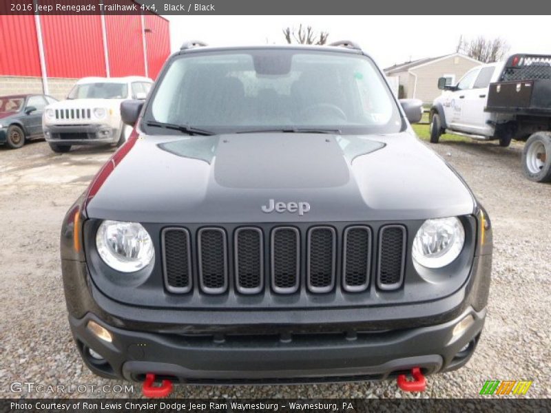 Black / Black 2016 Jeep Renegade Trailhawk 4x4