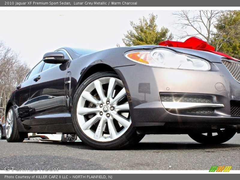 Lunar Grey Metallic / Warm Charcoal 2010 Jaguar XF Premium Sport Sedan