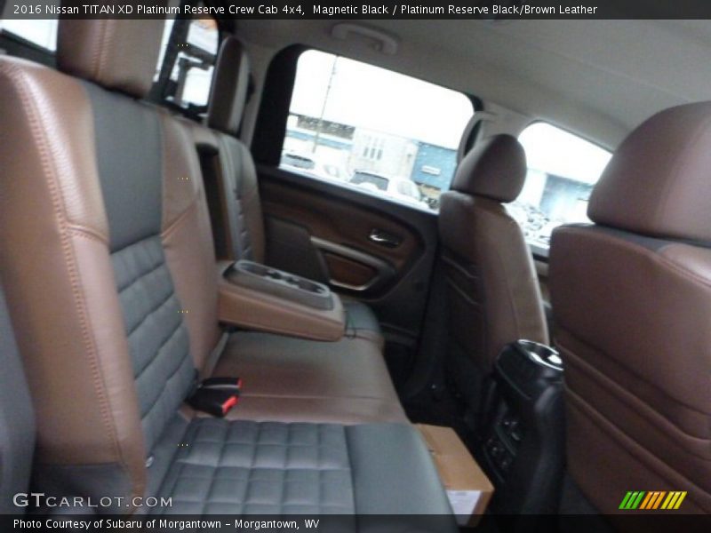 Rear Seat of 2016 TITAN XD Platinum Reserve Crew Cab 4x4