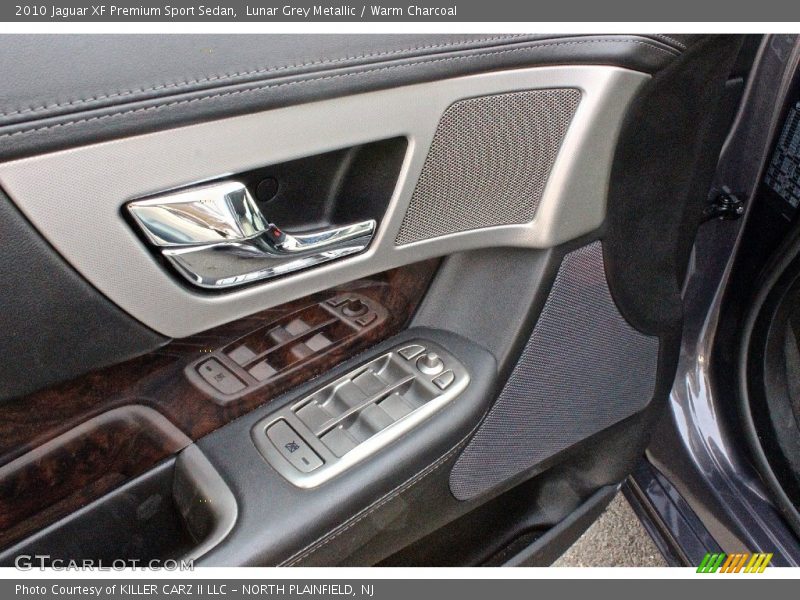 Lunar Grey Metallic / Warm Charcoal 2010 Jaguar XF Premium Sport Sedan