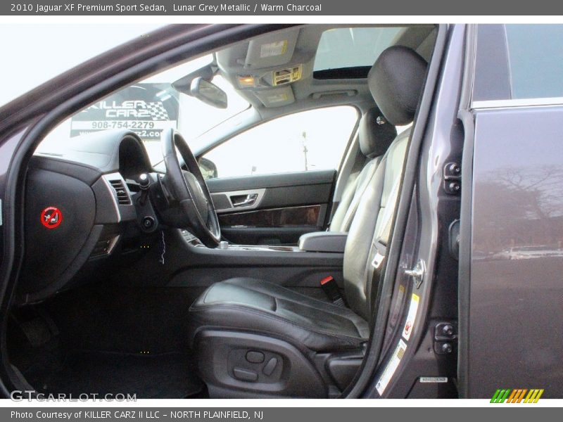 Lunar Grey Metallic / Warm Charcoal 2010 Jaguar XF Premium Sport Sedan