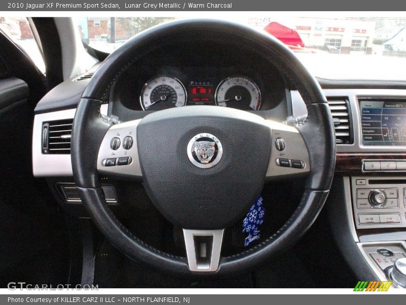 Lunar Grey Metallic / Warm Charcoal 2010 Jaguar XF Premium Sport Sedan