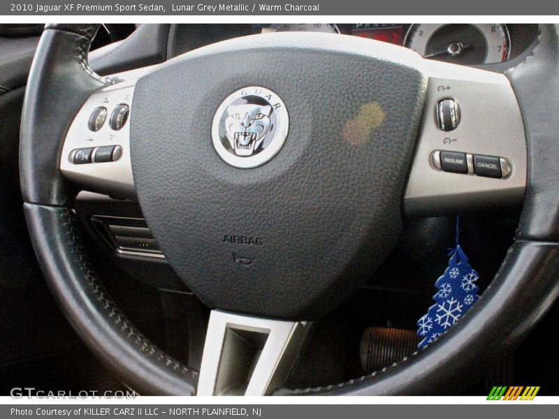 Lunar Grey Metallic / Warm Charcoal 2010 Jaguar XF Premium Sport Sedan