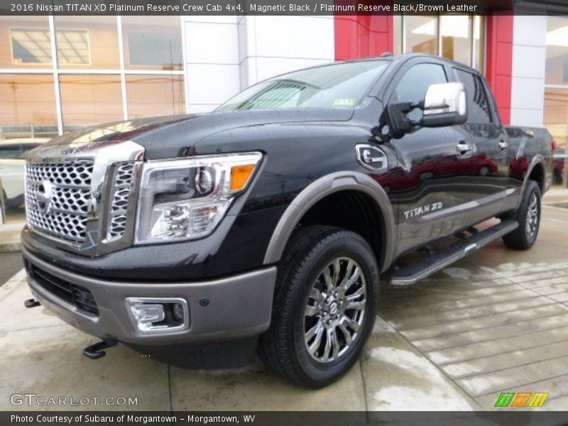 Front 3/4 View of 2016 TITAN XD Platinum Reserve Crew Cab 4x4